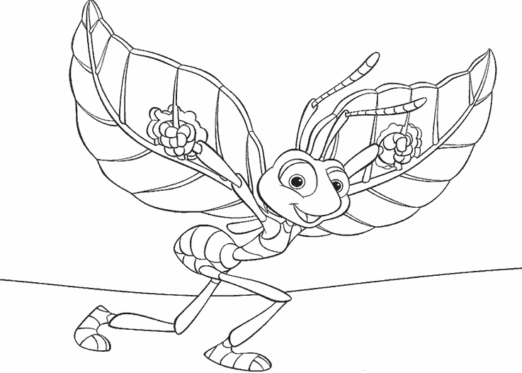 dessin  colorier  imprimer 1001 pattes