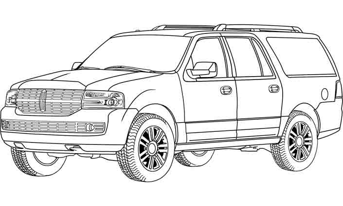 coloriage de 4x4 tuning