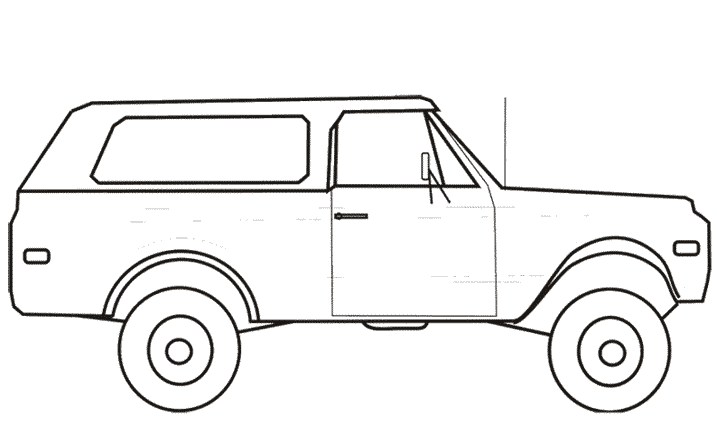 coloriage 4x4 a imprimer gratuit