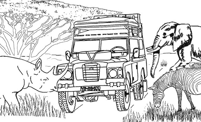 coloriage 4x4 police