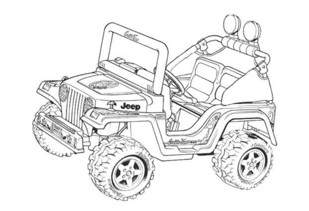 dessin 4x4 hummer