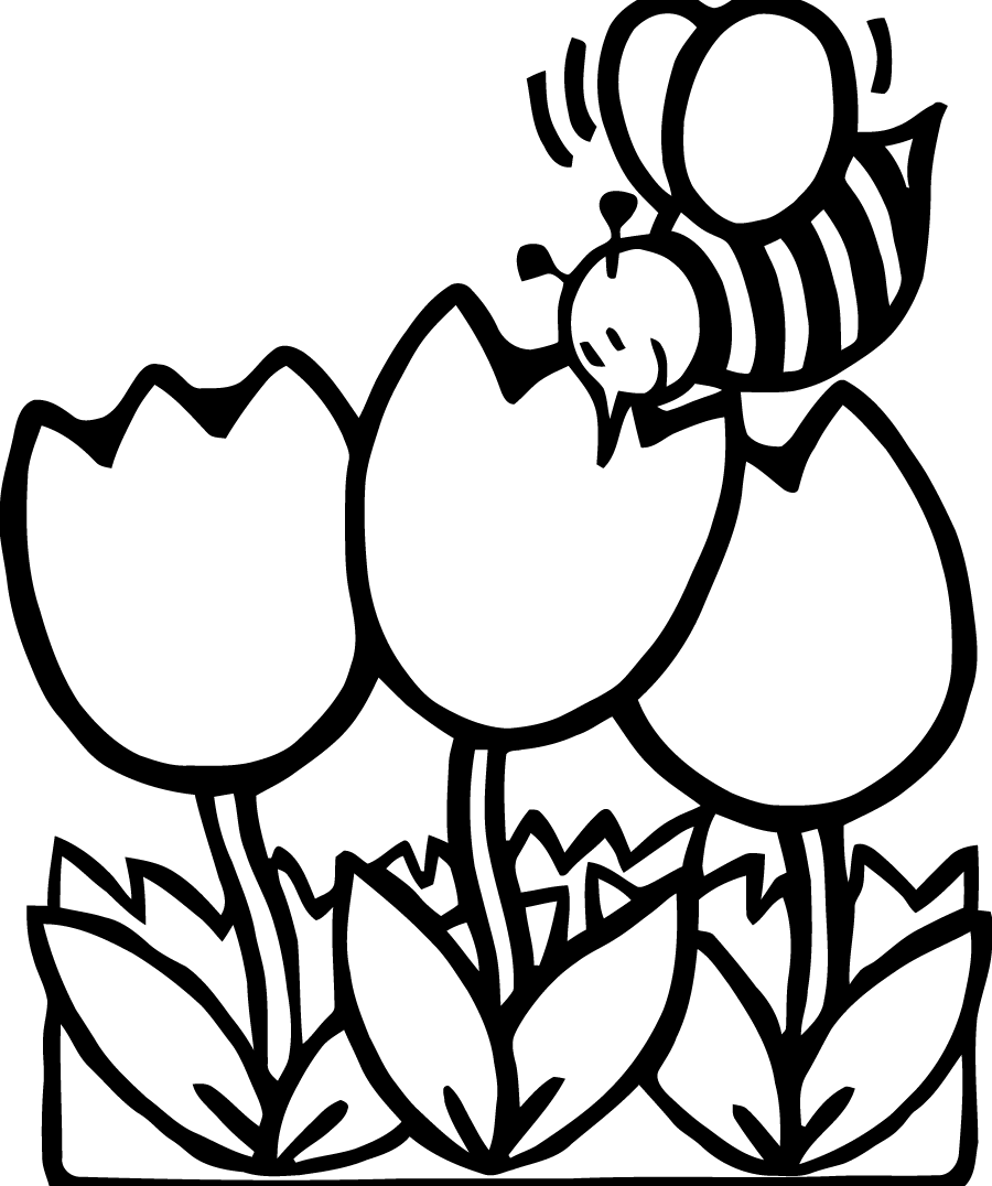 dessin   colorier petshop abeille