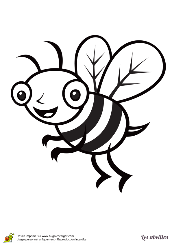 Dessin A Colorier D Abeille