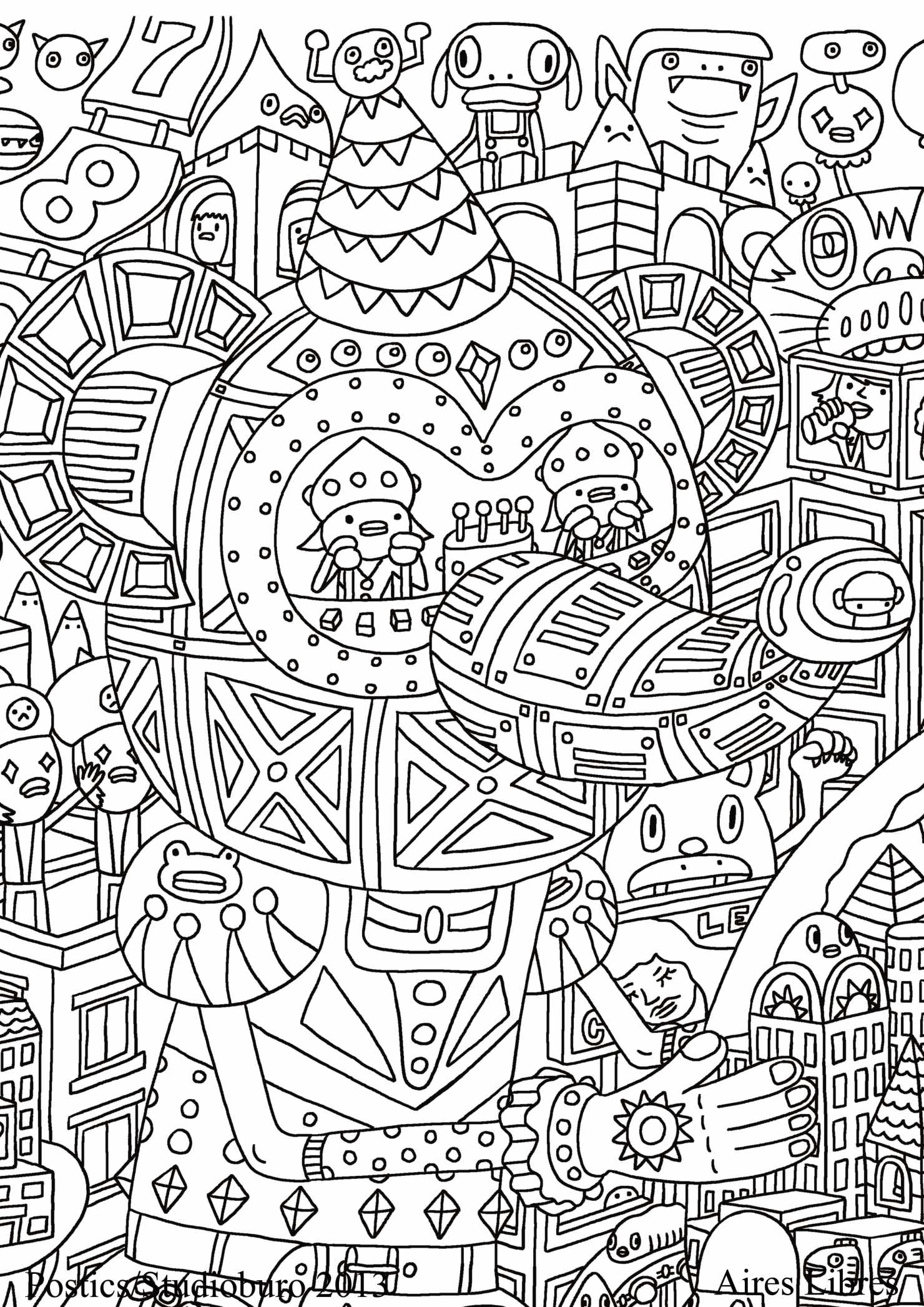 19 dessins de coloriage Adulte Anti Stress A Imprimer imprimer Voir le dessin