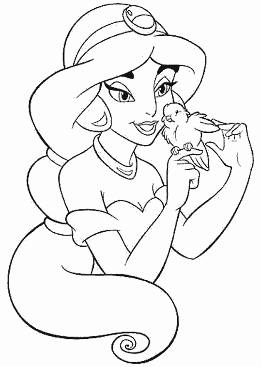 coloriage a imprimer aladdin