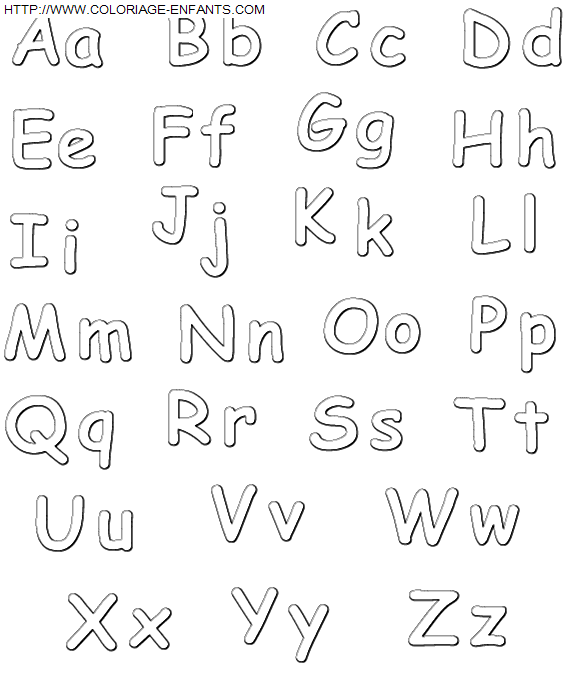 Dessins Coloriage Alphabet Imprimer Gratuit Dessins Coloriage Alphabet Imprimer Gratuit