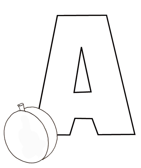 dessin  colorier l'alphabet gratuit en ligne