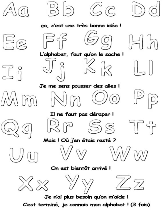 coloriage alphabet anglais a imprimer