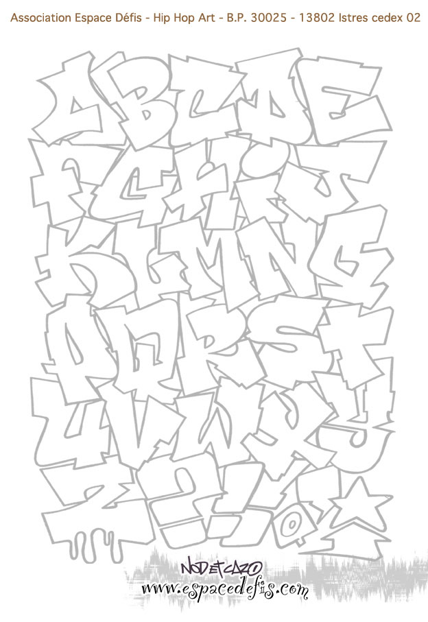 coloriage alphabet bébé