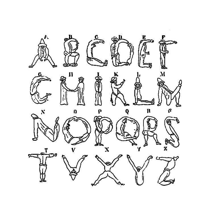 dessin alphabet monstre