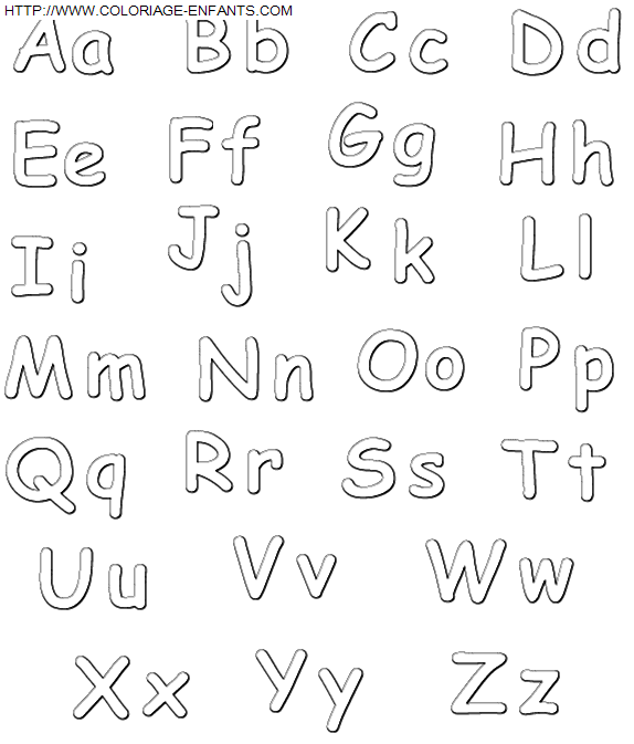 hugo l'escargot dessin  colorier alphabet
