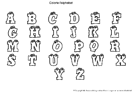 coloriage les alphabet en arabe