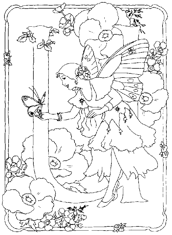 coloriage alphabet princesse