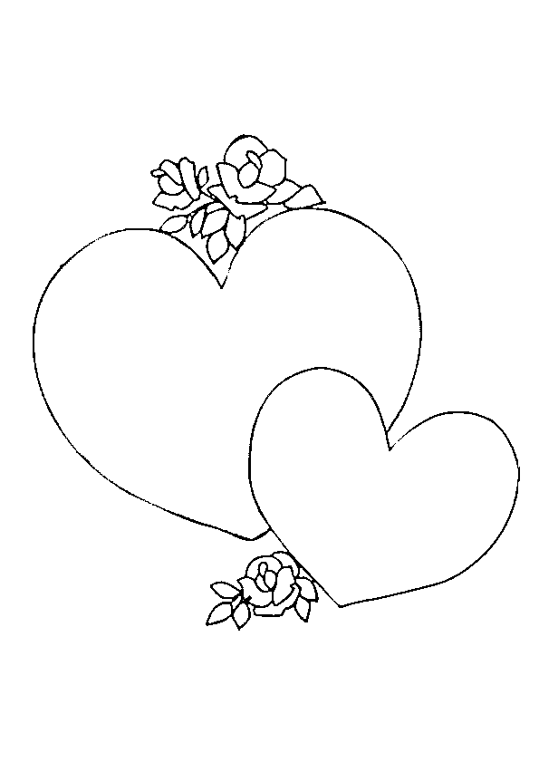 coloriage à dessiner amour a imprimer gratuit