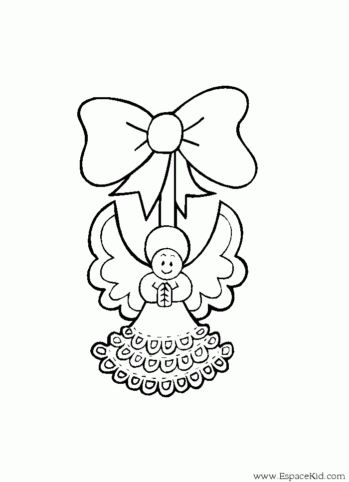 coloriage à dessiner tete ange