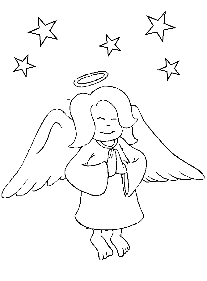 dessin � colorier mi ange mi demon