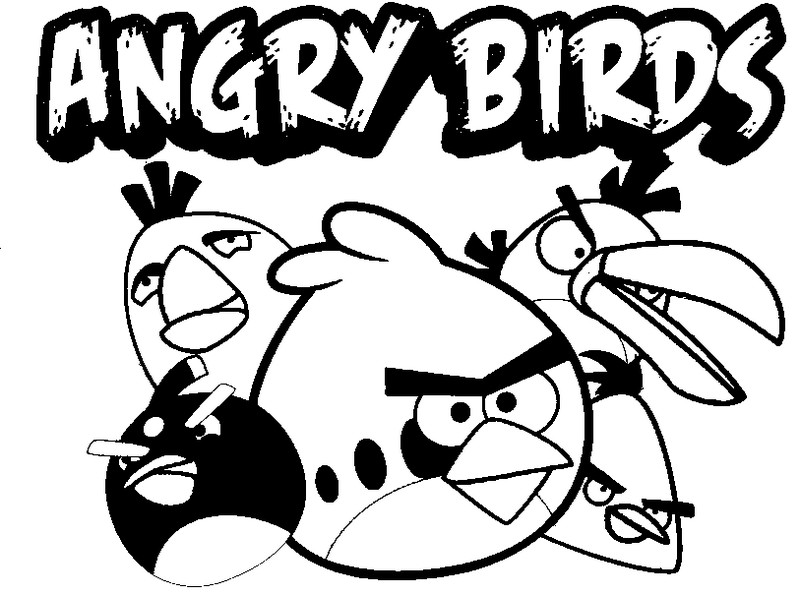 dessin angry birds go a imprimer