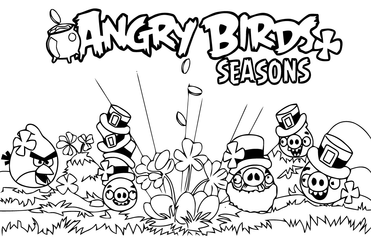 dessin à colorier angry birds halloween