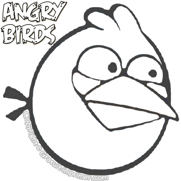 dessin  colorier angry birds gratuit a imprimer