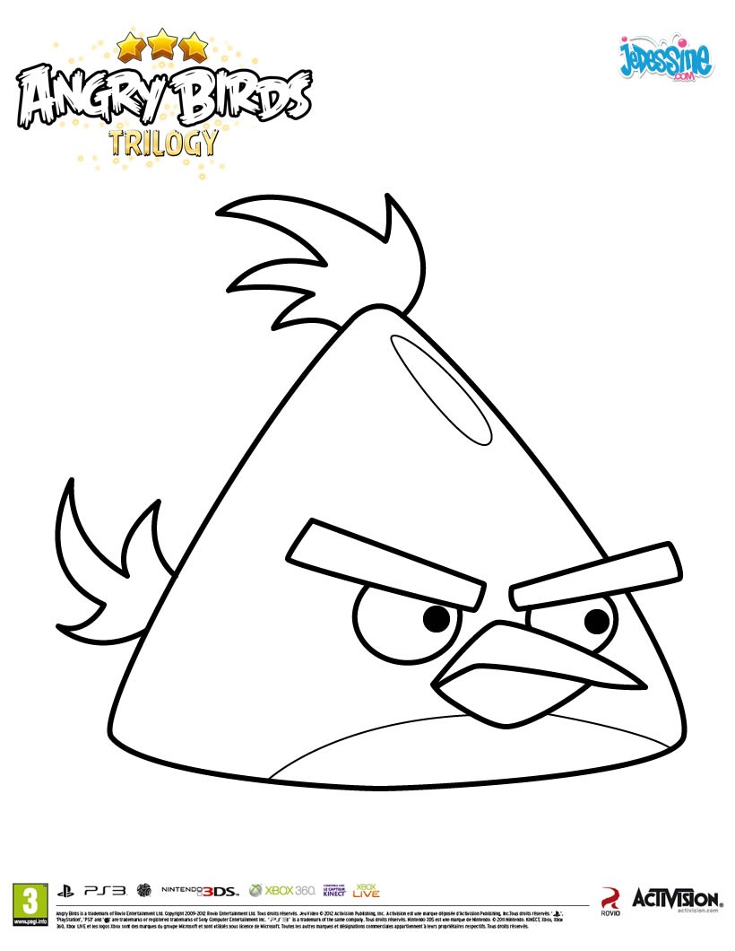 coloriage angry birds cochon