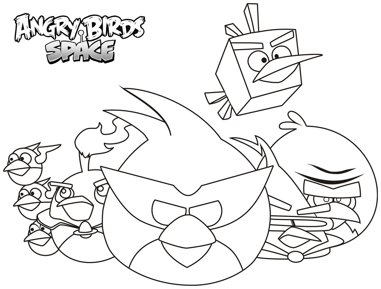 41 Dessins De Coloriage Angry Birds à Imprimer