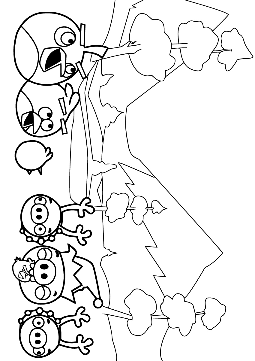 coloriage   dessiner angry birds gratuit a imprimer Voir le dessin coloriage angry birds star wars