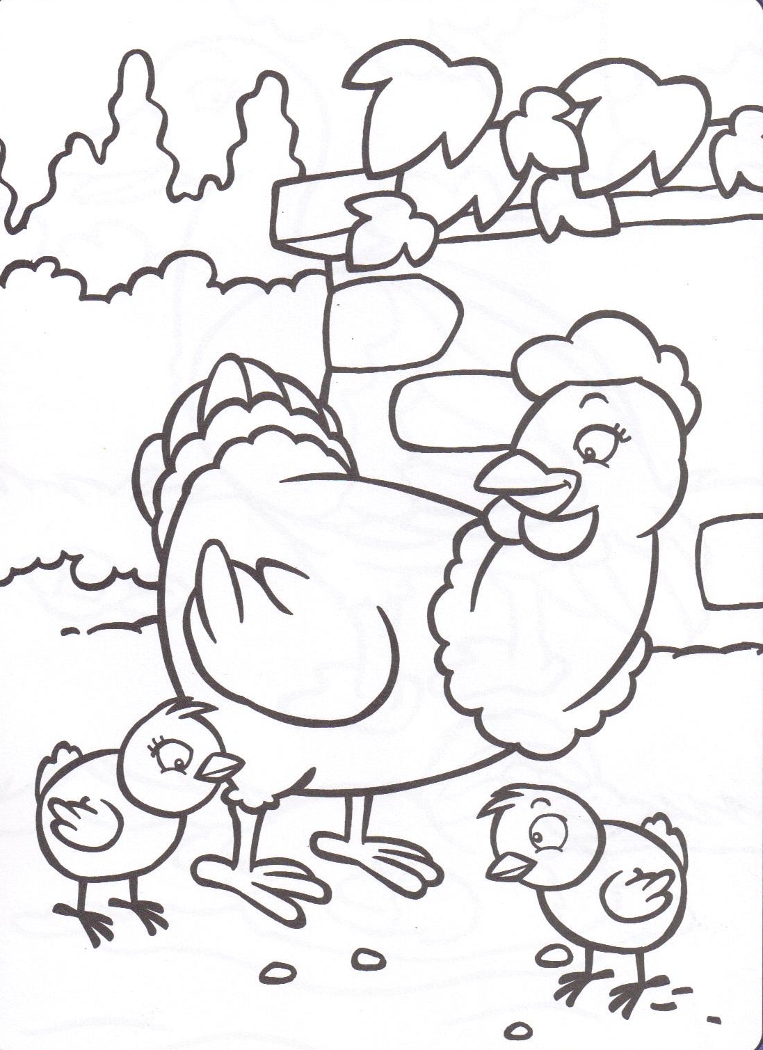 coloriage animaux de la ferme