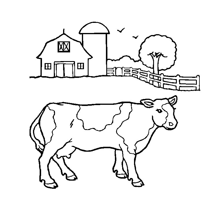 coloriage  dessiner de tout les animaux de la ferme