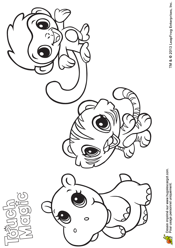 98 dessins de coloriage Animaux Sauvages à imprimer