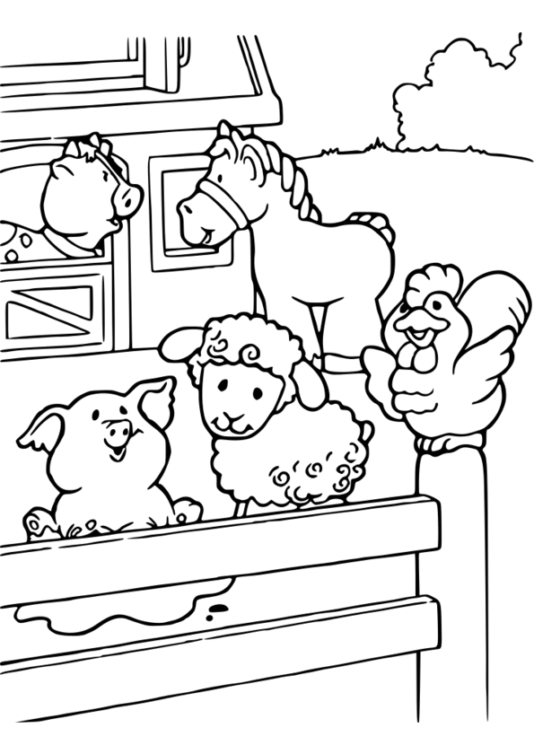 coloriage animaux domestiques