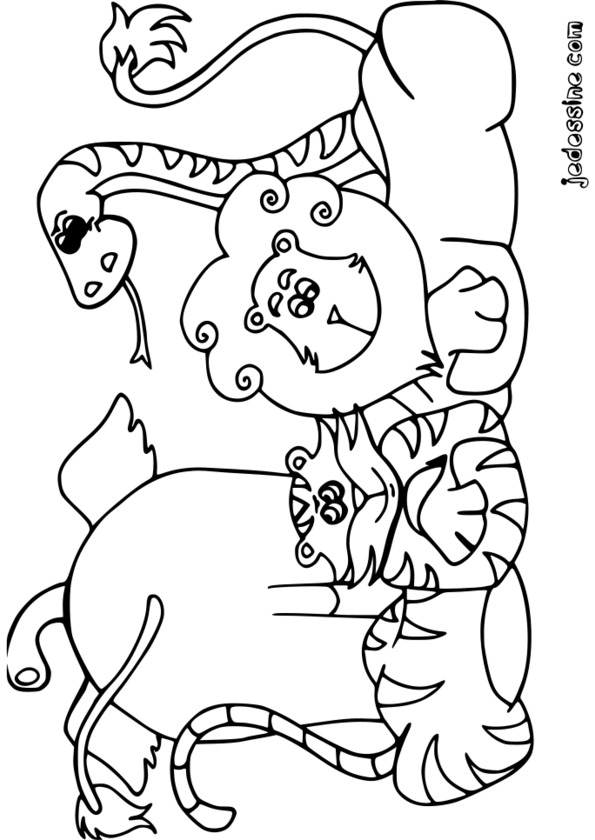 coloriage animaux sur ordinateur gratuit