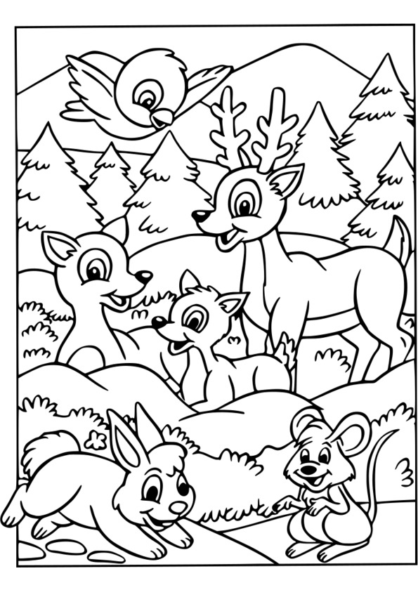 coloriage 3 ans animaux