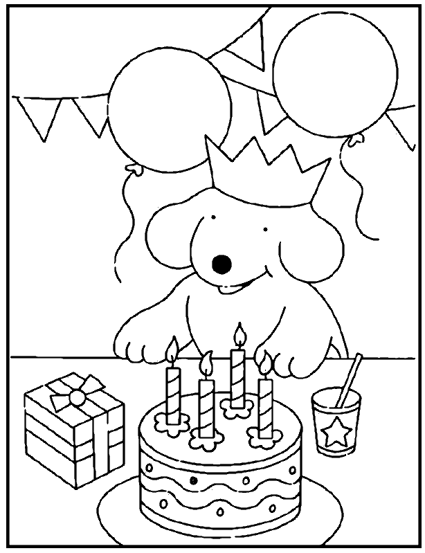 dessin anniversaire 7 ans