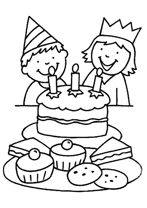 Coloriage Gateau Anniversaire 2 Ans Coloriage Gateau Anniversaire 2 Ans