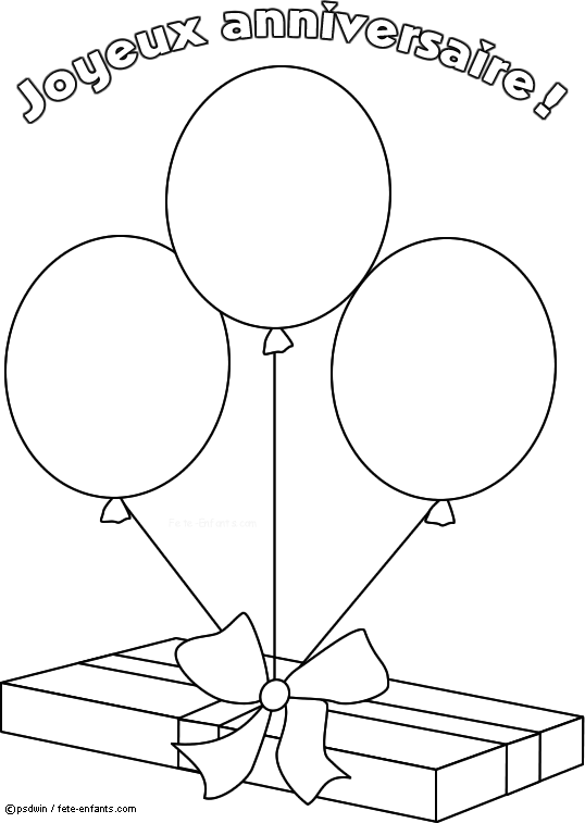 120 Dessins De Coloriage Anniversaire à Imprimer