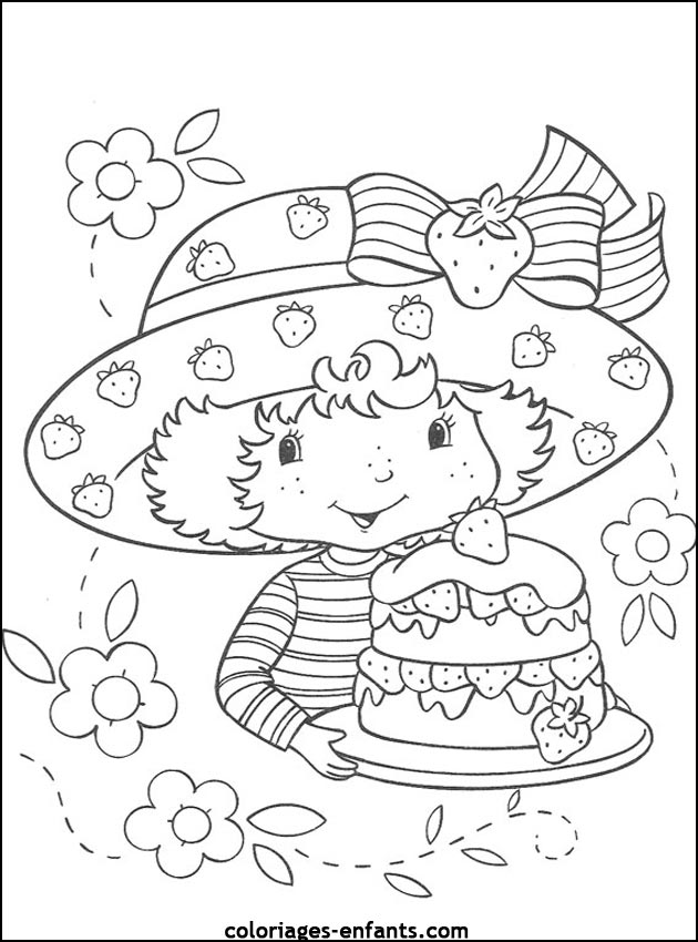 coloriage gateau anniversaire 2 ans