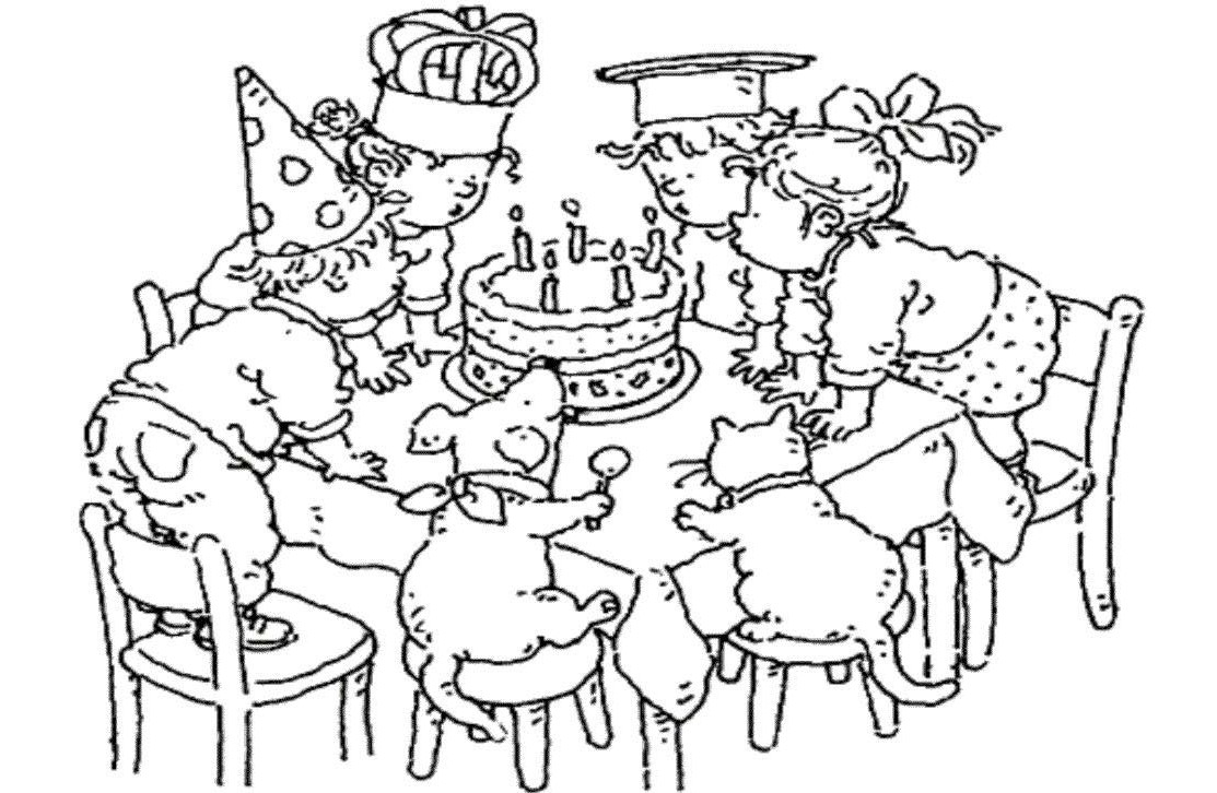 Coloriage Danniversaire à Imprimer Pour Adulte