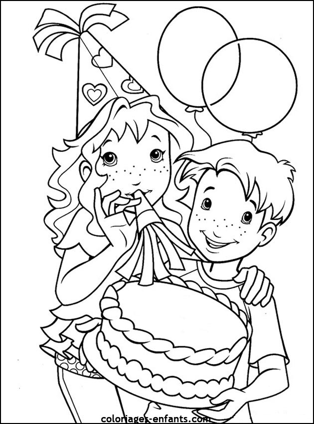 1 Dessins De Coloriage Anniversaire A Imprimer