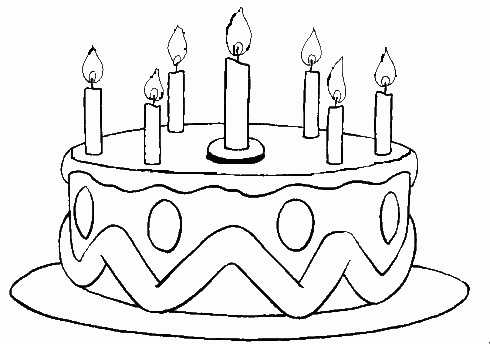 dessin à colorier ourson anniversaire 2 ans