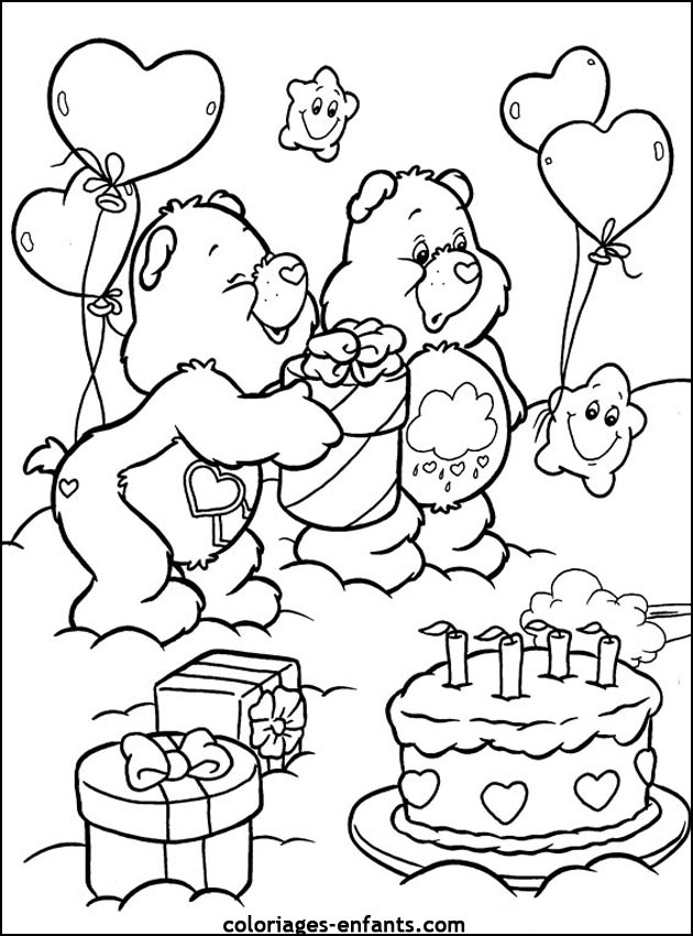 halloween care bears coloring pages - photo #38