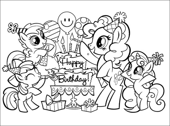 dessin  colorier anniversaire 6 ans gratuit