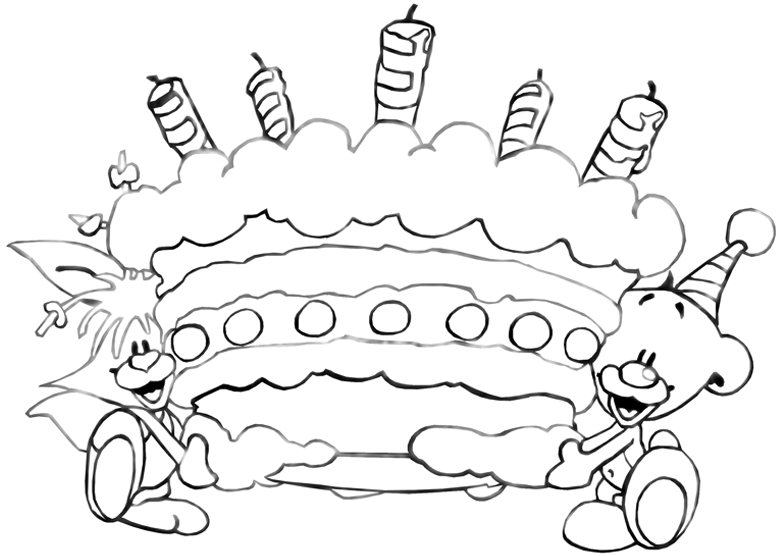 1 Dessins De Coloriage Anniversaire A Imprimer