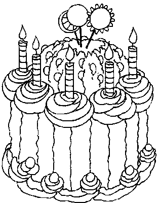 coloriage à dessiner anniversaire monster high