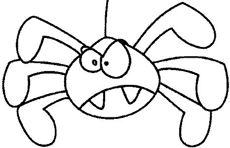 dessin d'araignée pour halloween