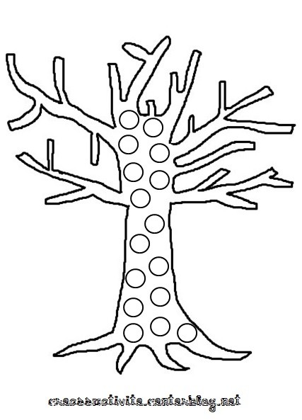 97 dessins de coloriage Arbre Maternelle à imprimer