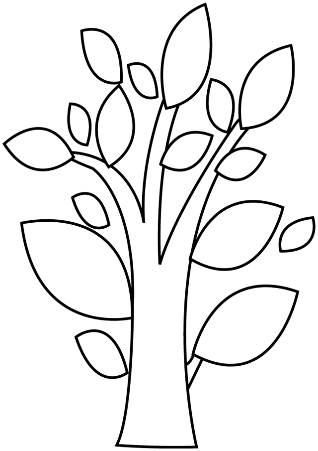 coloriage arbre dautomne a imprimer