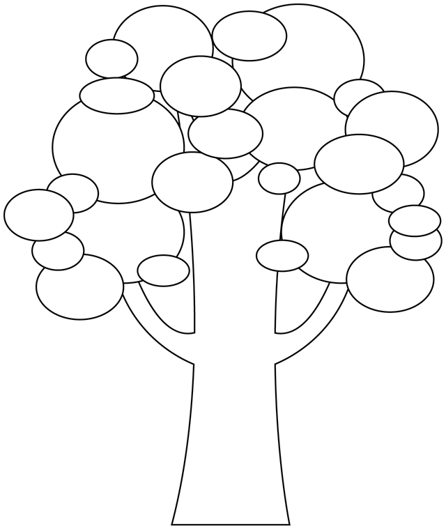 coloriage arbre savane