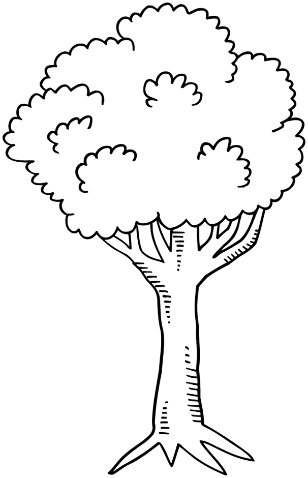 coloriage arbre des 4 saisons