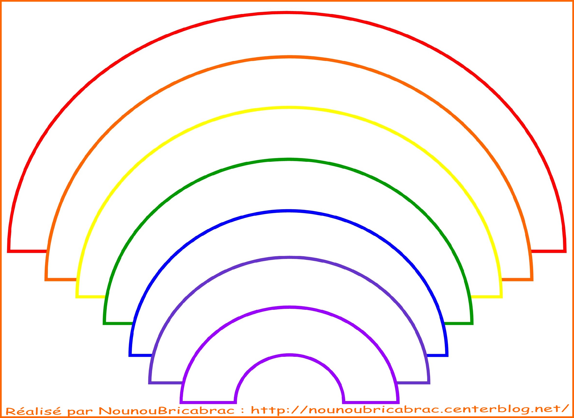 dessin arc en ciel gratuit