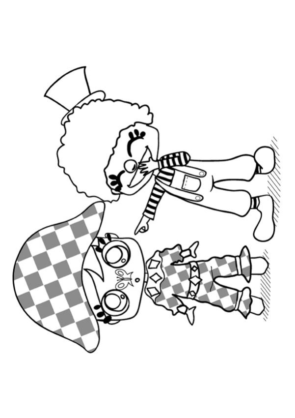 coloriage  dessiner d'arlequin gratuit